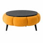 Atelier Del Sofa Papatya 60 - Naranja, Mármol Negro